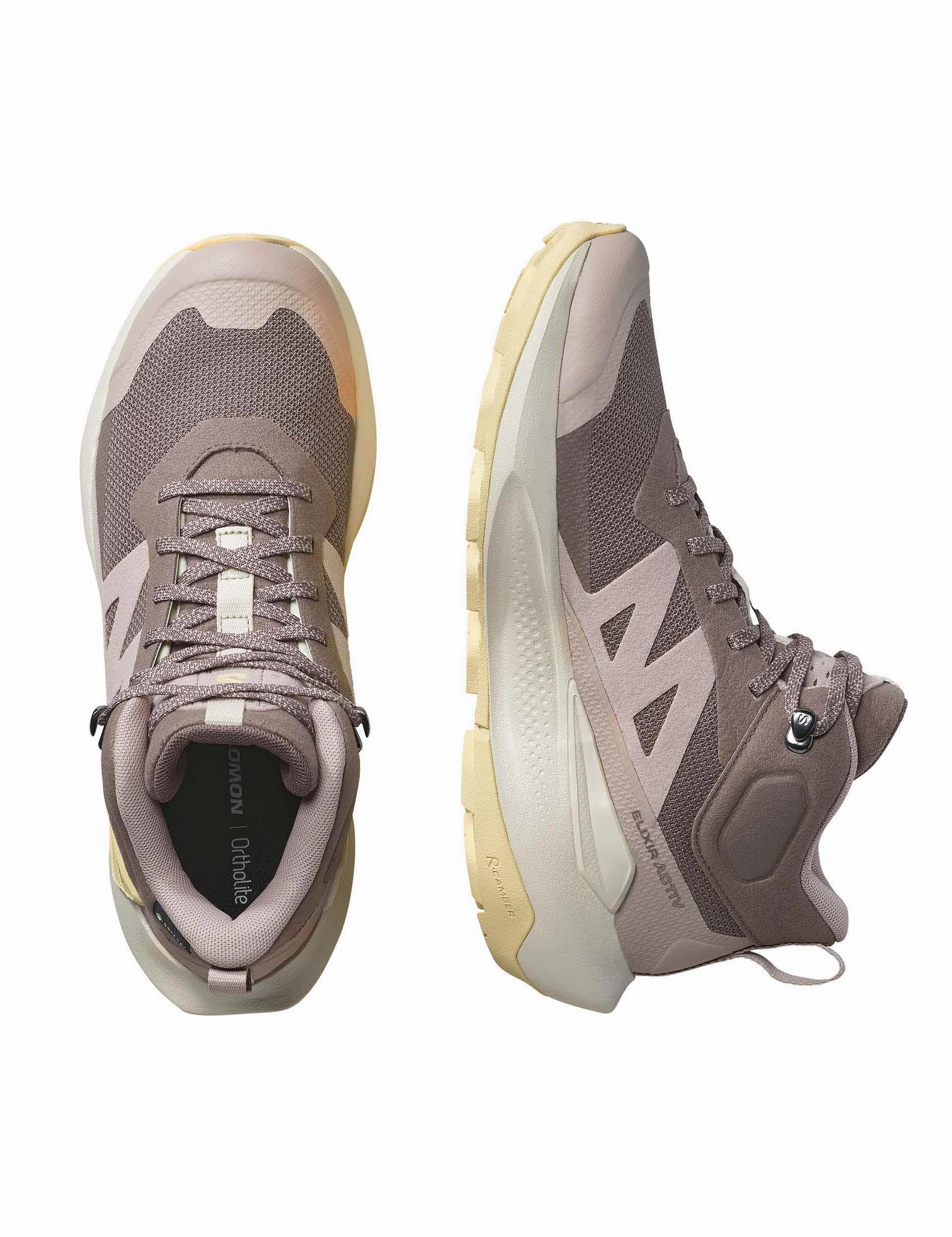 Elixir Activ Mid Gore-Tex - Iron/Etherea/Tuc Sunlight Salomon high-performance outdoor shoes