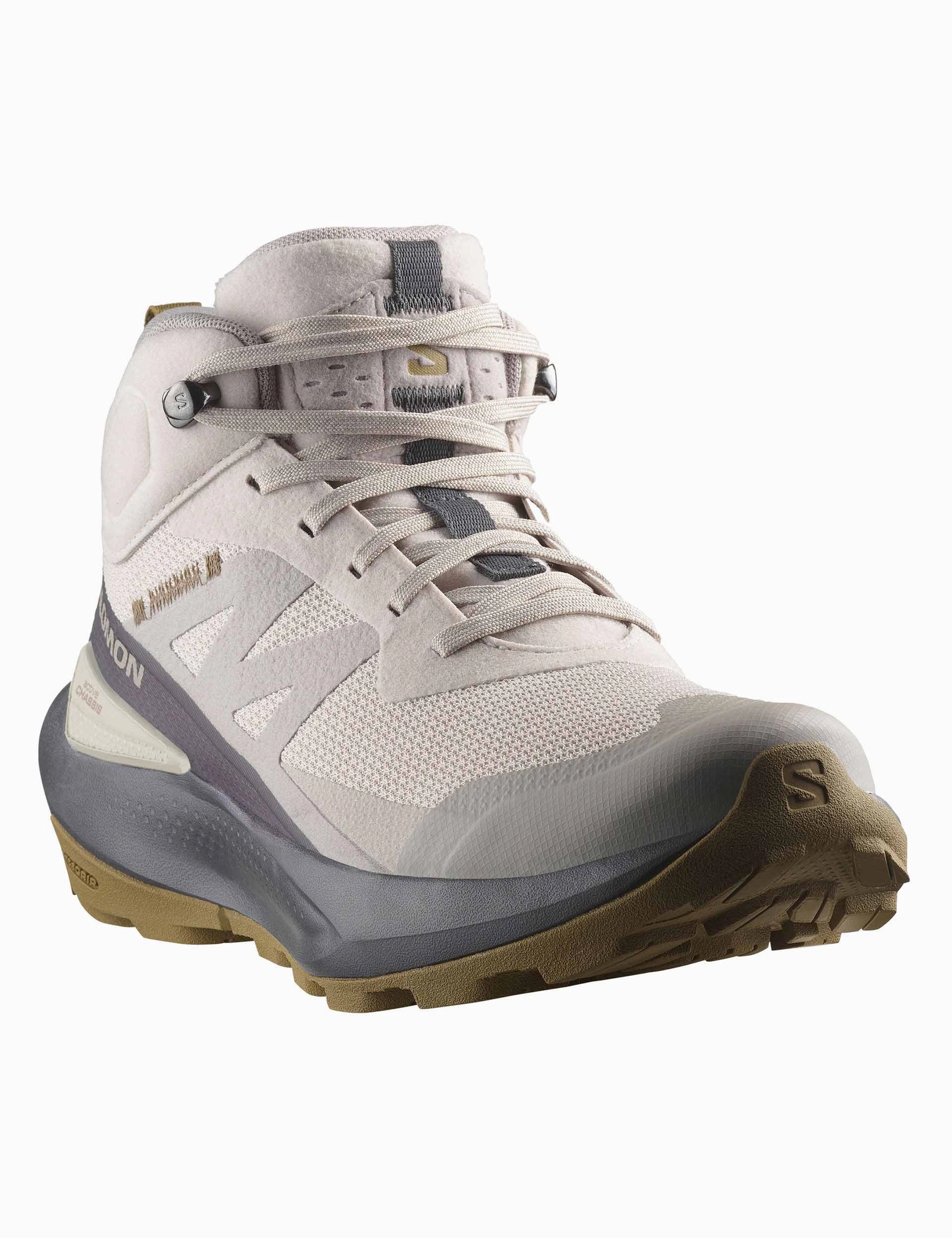 Elixir Activ Mid Gore-Tex - Silver Cloud/Nine Iron/Gothic Olive Salomon high-performance outdoor shoes