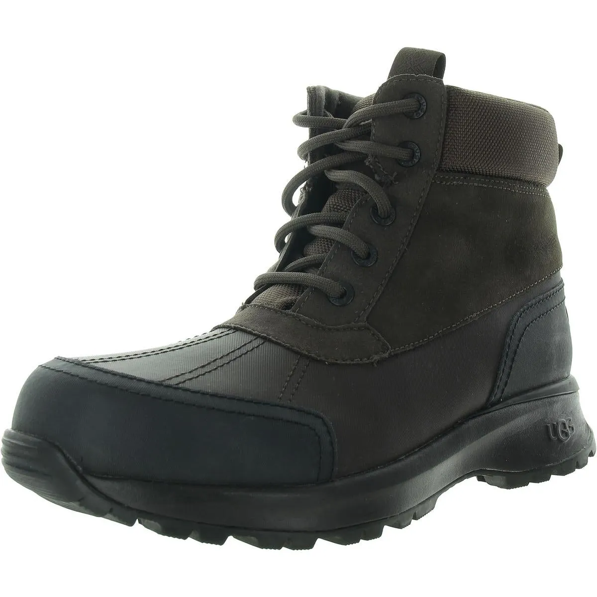 Emmett Duck Mens Lace-Up Leather Chukka Boots Ugg Shoes