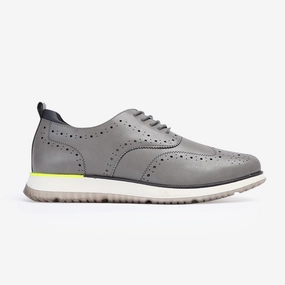 Fadano - Caliber - Grey Fadano formal shoes with sleek leather design