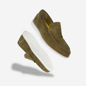 Fadano - Cliveden - Olive Green Fadano formal shoes with sleek leather design