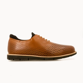Fadano - Glides Hybrid Business Oxfords Brown Fadano formal shoes with sleek leather design