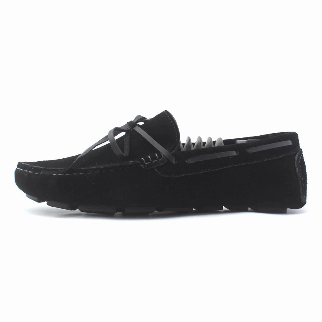 Fadano - Luxe Knot Loafers - Black Fadano formal shoes with sleek leather design