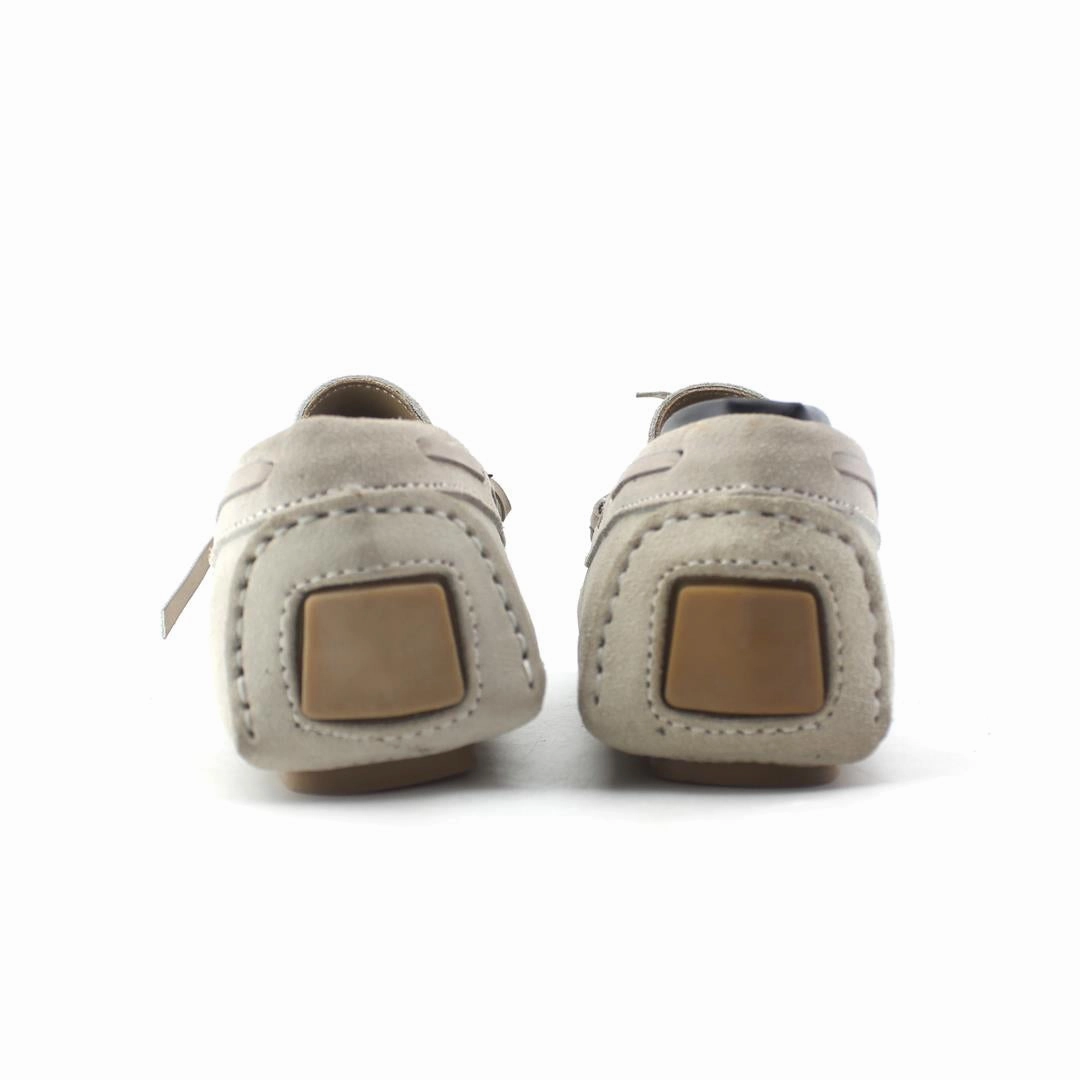 Fadano - Luxe Knot Loafers - Light Grey Fadano trendy shoe designs