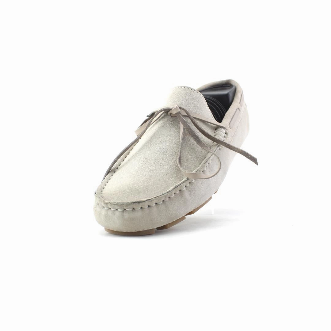 Fadano - Luxe Knot Loafers - Light Grey Fadano trendy shoe designs
