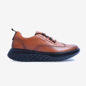 Fadano - Quantum Strides - Brown/black Fadano formal shoes with sleek leather design