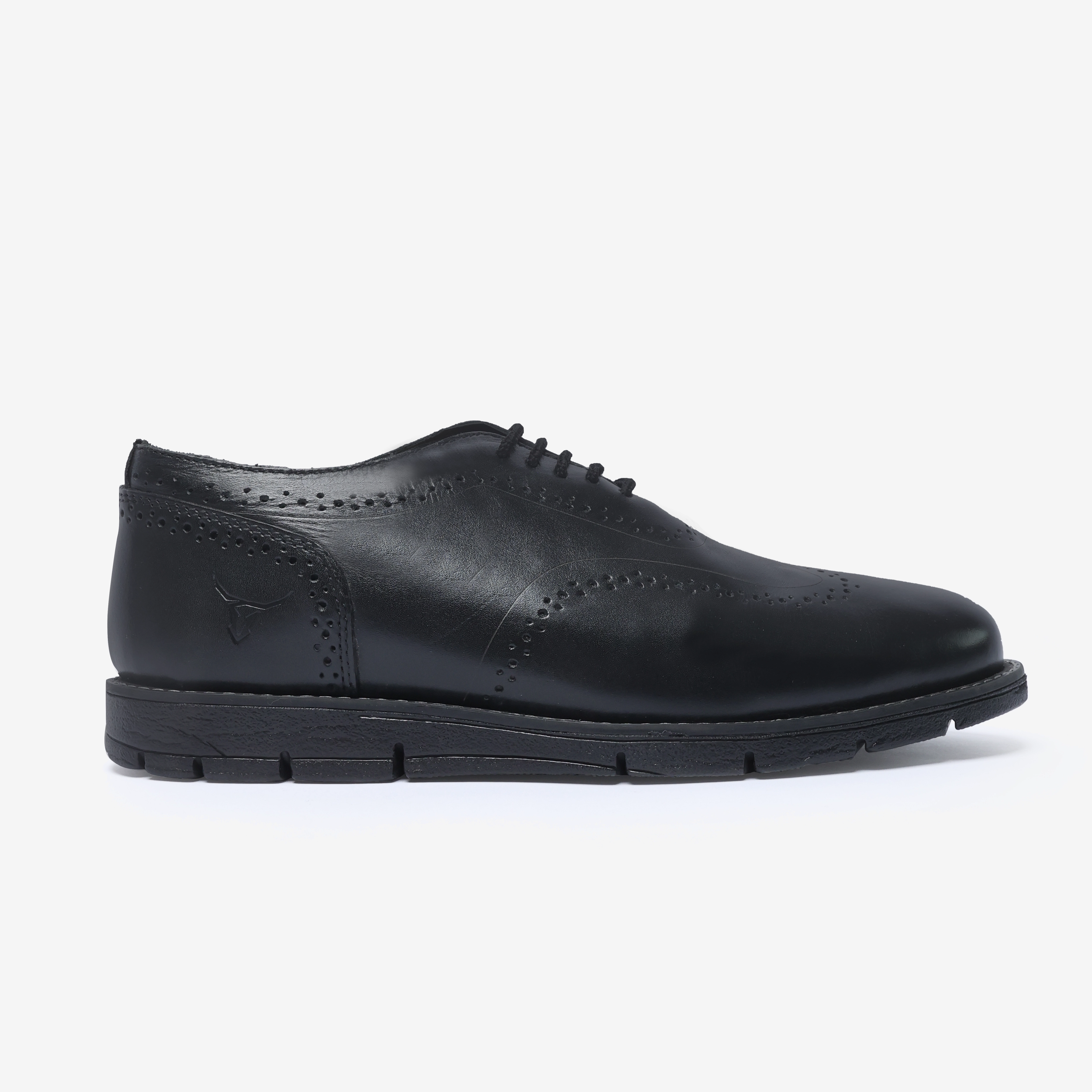 Fadano - VentureFlex Men's Wingtip Oxfords Black / Black Fadano formal shoes with sleek leather design