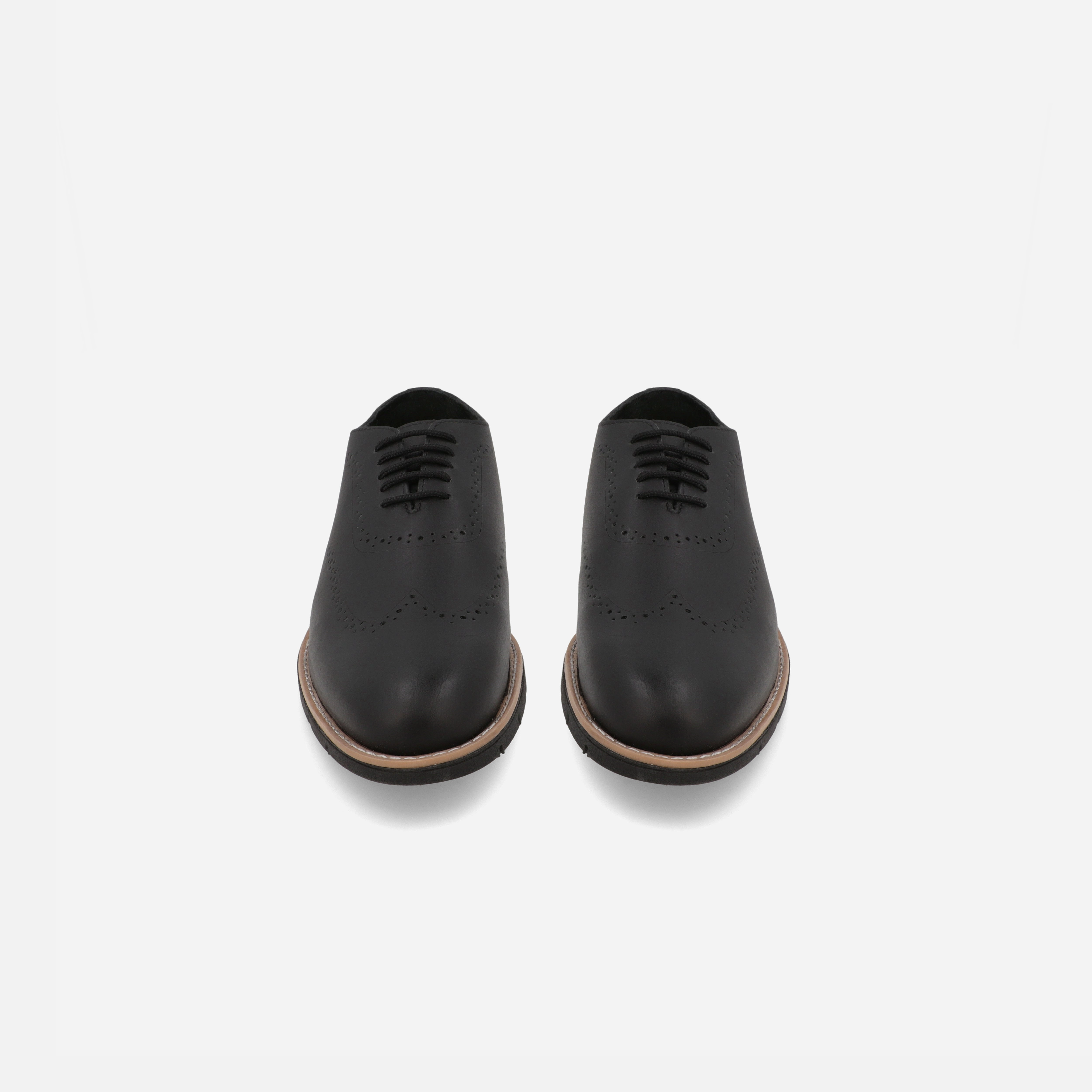 Fadano - VentureFlex Men's Wingtip Oxfords Black Fadano trendy shoe designs