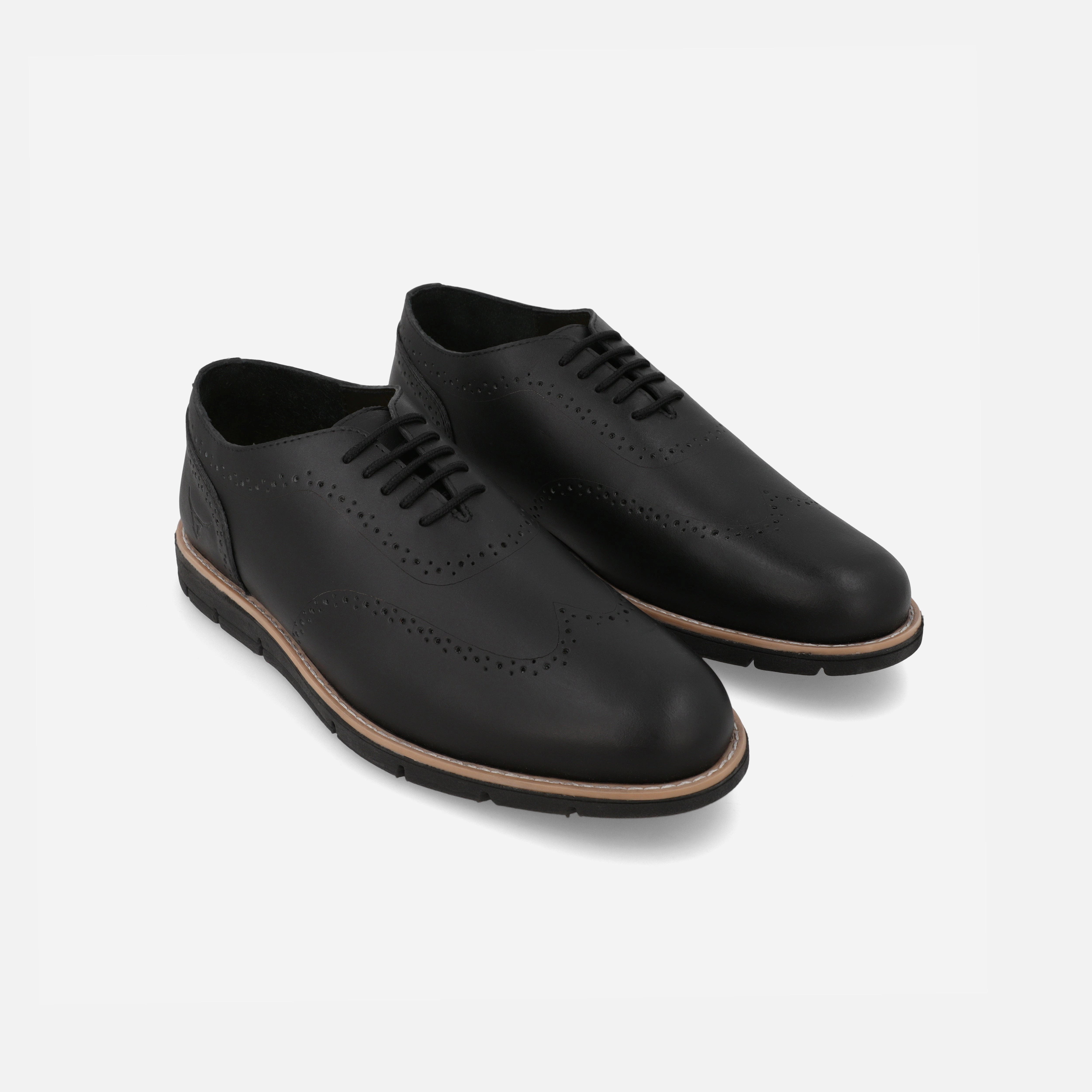 Fadano - VentureFlex Men's Wingtip Oxfords Black Fadano trendy shoe designs
