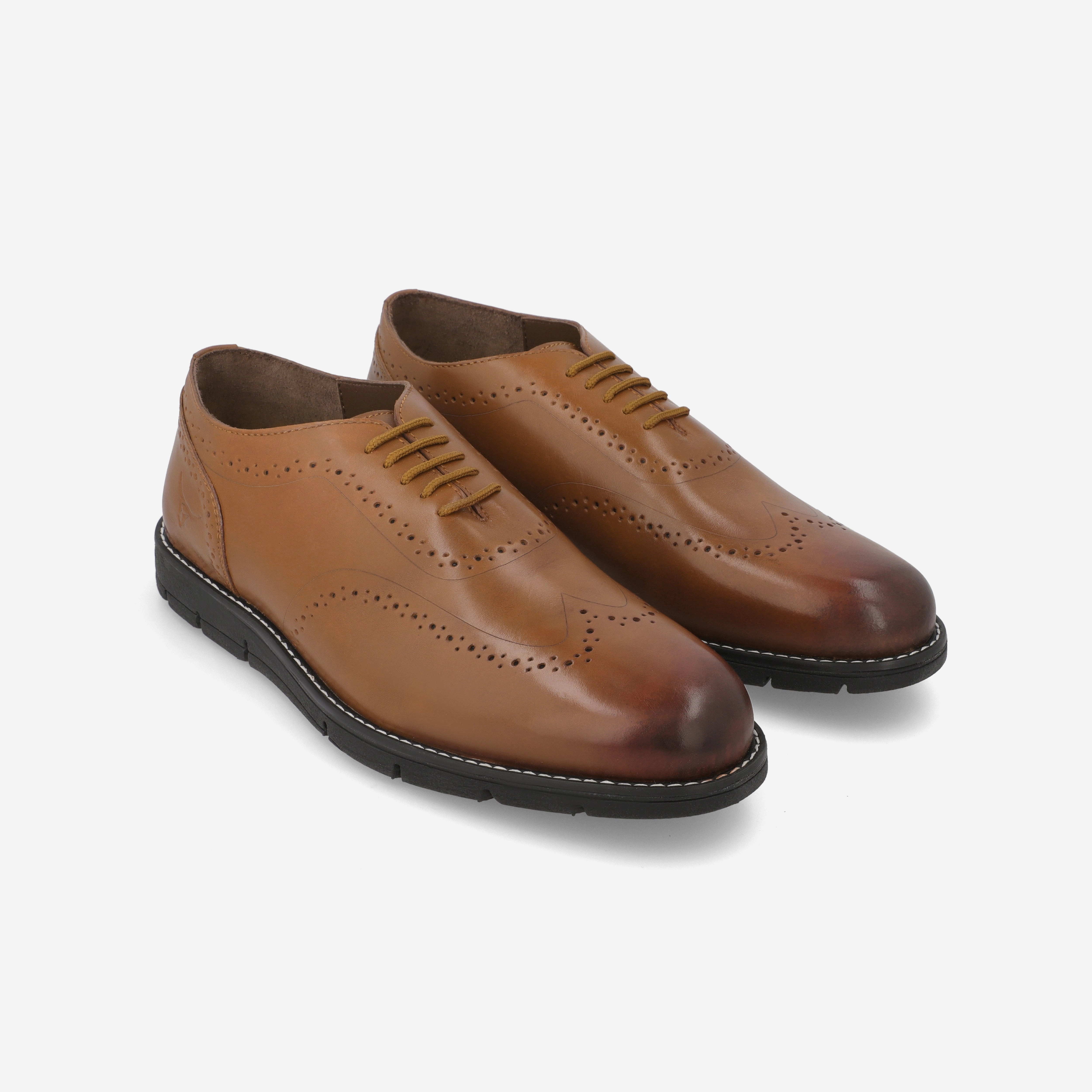 Fadano - VentureFlex Men's Wingtip Oxfords Brown Fadano trendy shoe designs
