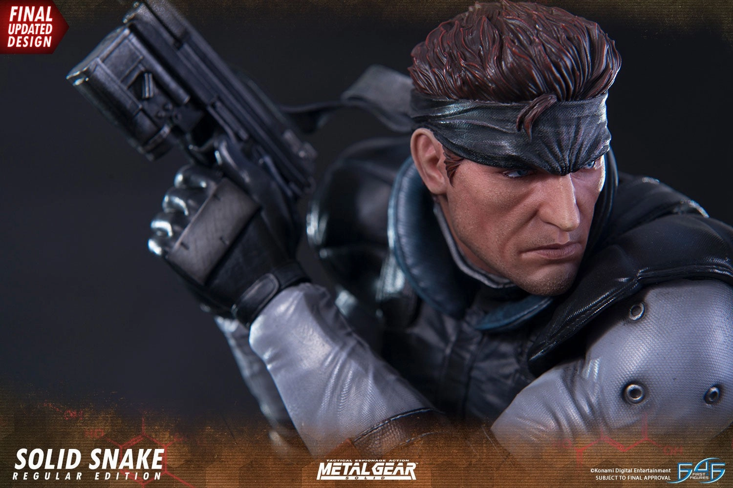 First 4 Figures is proud to present the highly anticipated Metal Gear Solid - Solid Snake statue