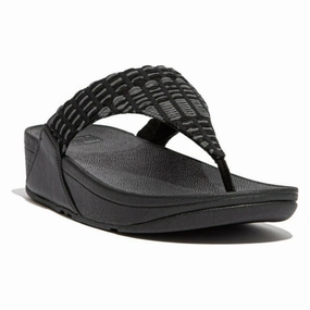 FITFLOP LULU ART-DENIM TOE-POST SANDAL - FINAL SALE! Fitflop supportive sandals with pressure diffusion
