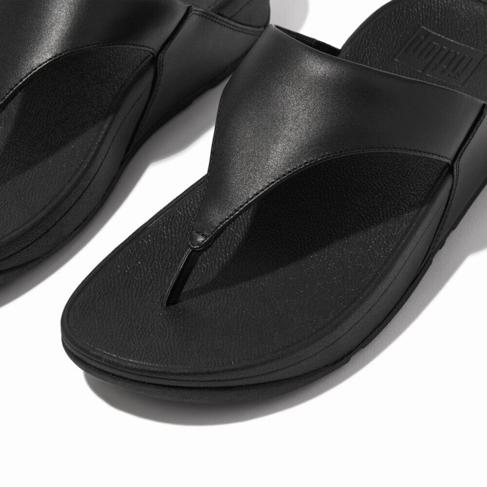 FITFLOP LULU LEATHER TOE-POST SANDAL Fitflop supportive sandals