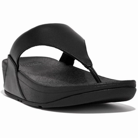 FITFLOP LULU LEATHER TOE-POST SANDAL Fitflop supportive sandals with pressure diffusion