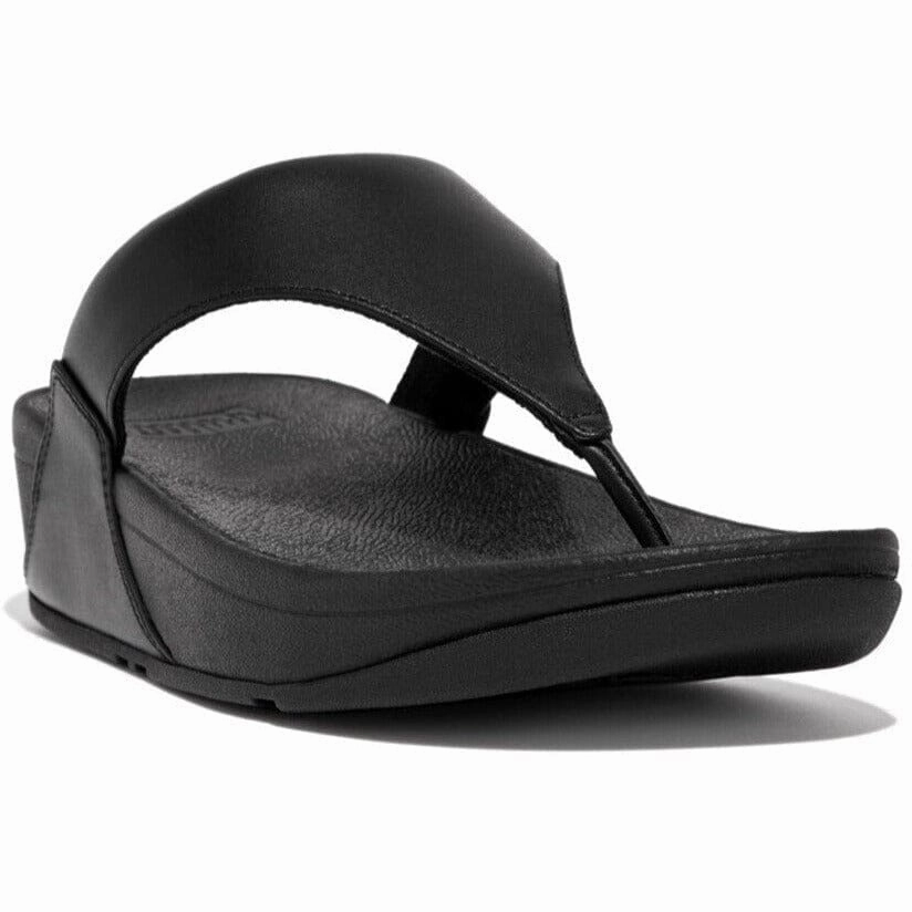 FITFLOP LULU LEATHER TOE-POST SANDAL Fitflop supportive sandals with pressure diffusion