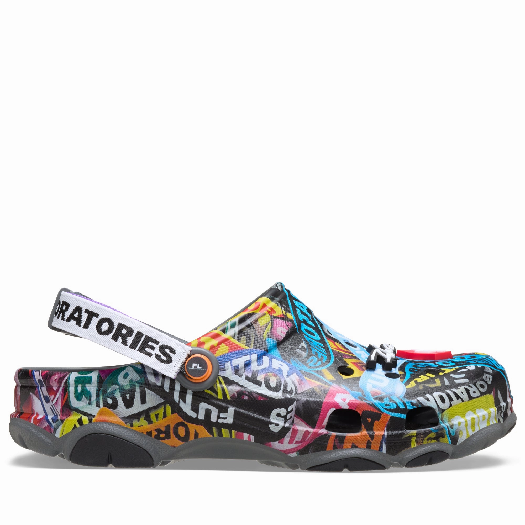 Futura Laboratories x Crocs All Terrain Clog - Slate Grey Crocs lightweight casual clogs