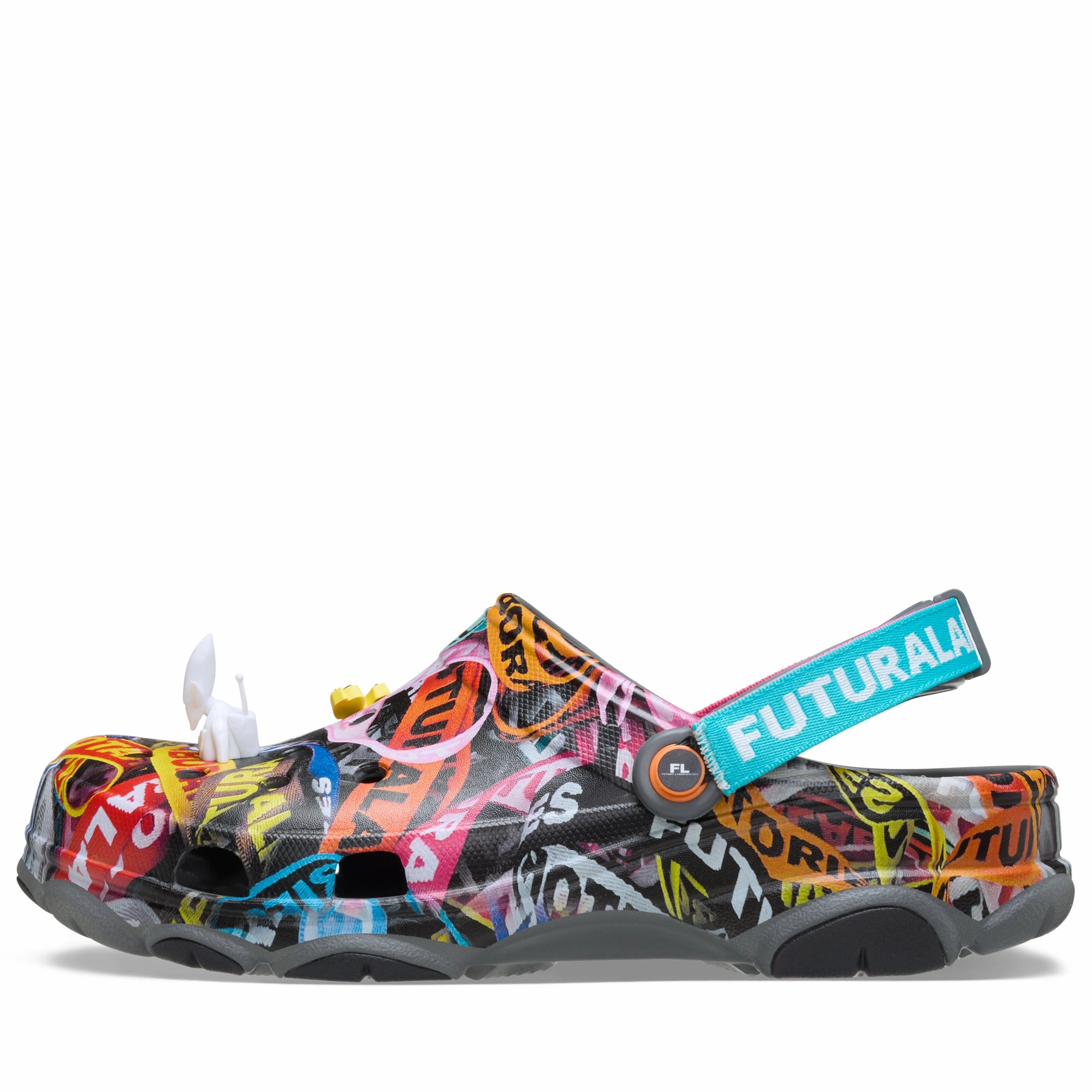 Futura Laboratories x Crocs All Terrain Clog - Slate Grey Crocs lightweight clogs for casual comfort