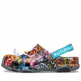Futura Laboratories x Crocs All Terrain Clog - Slate Grey Crocs lightweight clogs for casual comfort