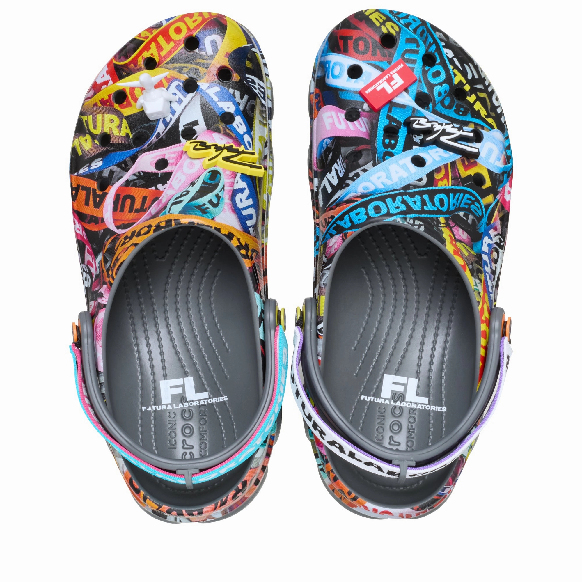 Futura Laboratories x Crocs All Terrain Clog - Slate Grey Crocs lightweight casual clogs