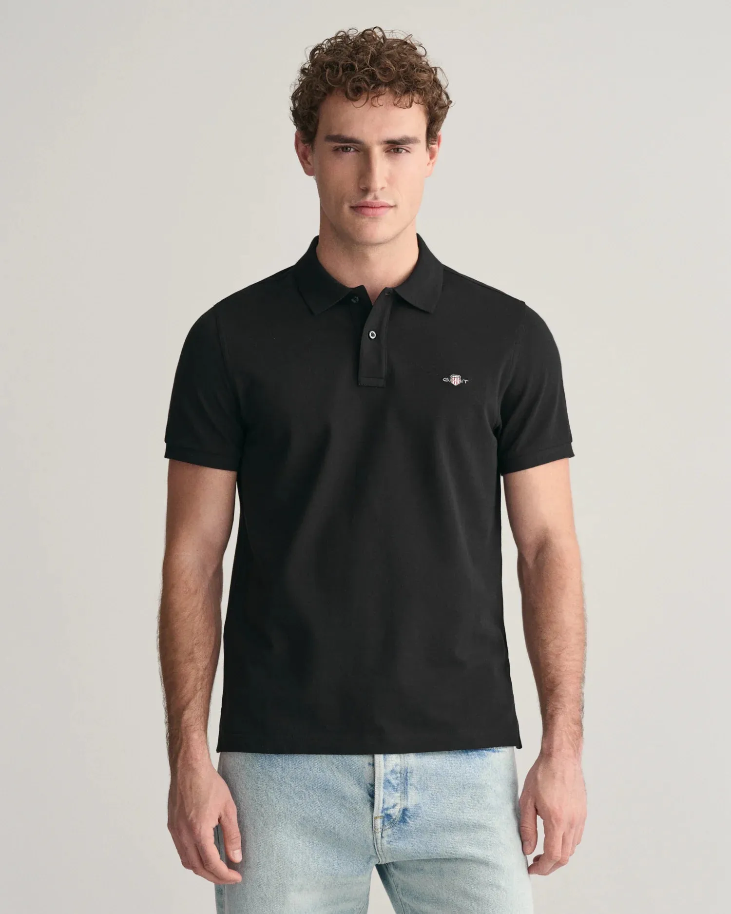 GANT - Shield Pique Polo - Regular Fit - Black GANT Clothing