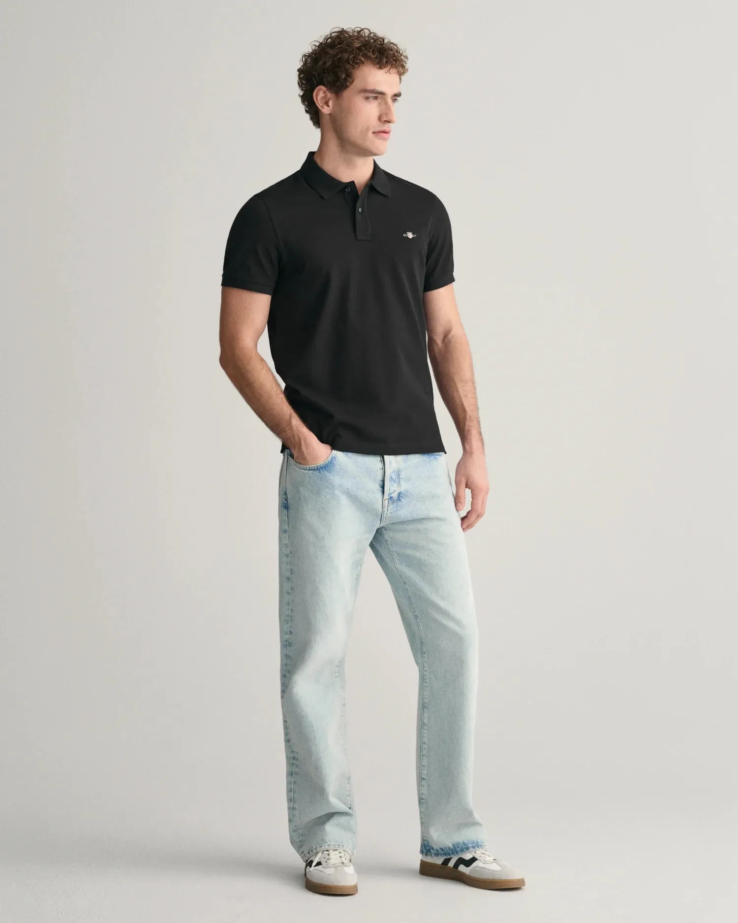 GANT - Shield Pique Polo - Regular Fit - Black GANT Clothing