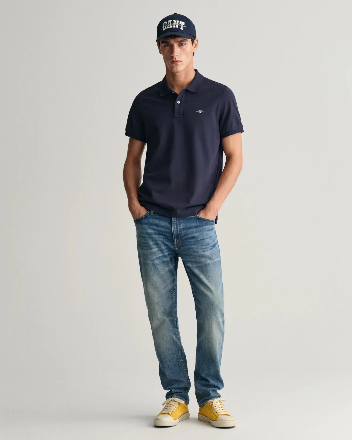GANT - Shield Pique Polo - Regular Fit - Evening Blue GANT Clothing