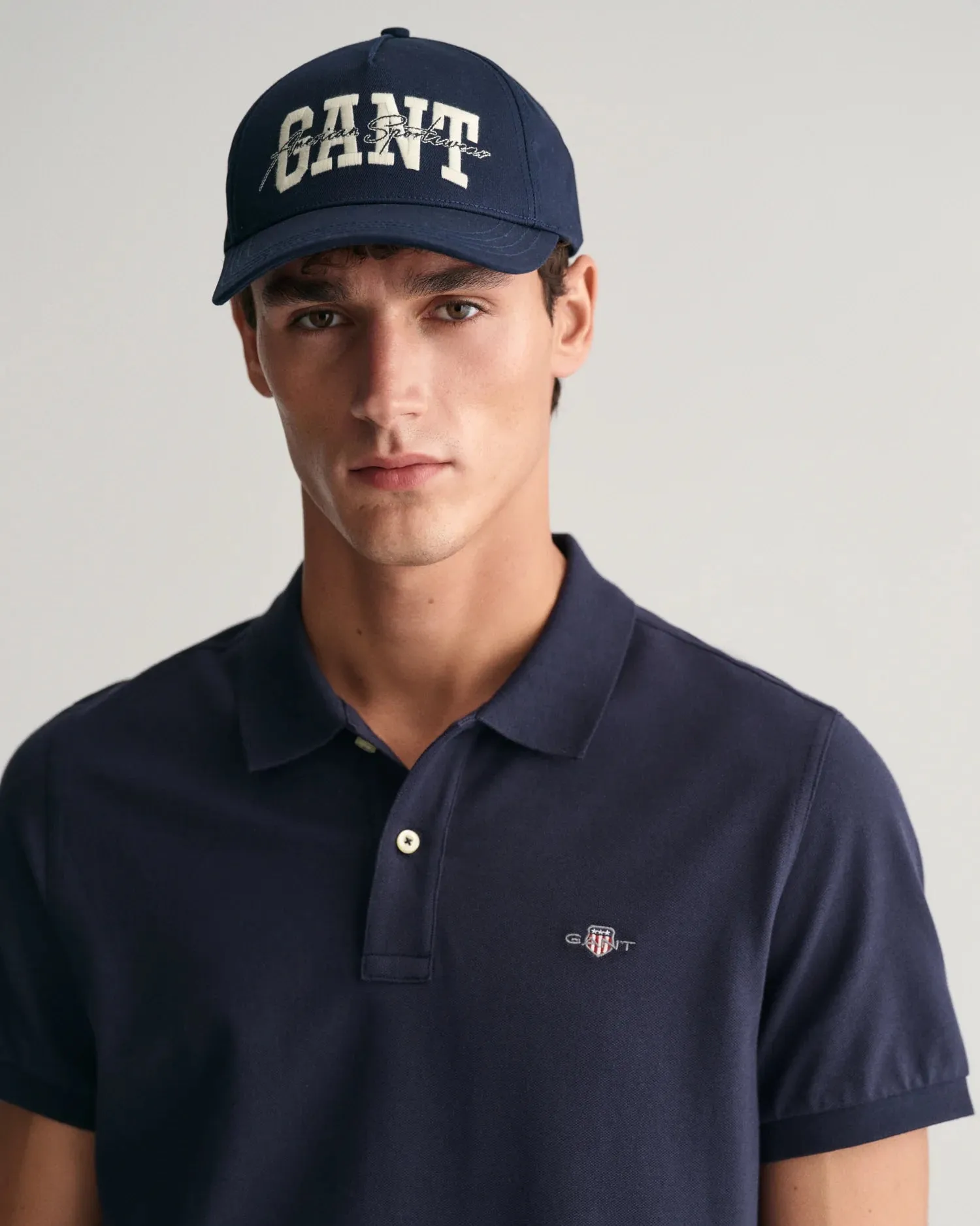 GANT - Shield Pique Polo - Regular Fit - Evening Blue GANT Clothing