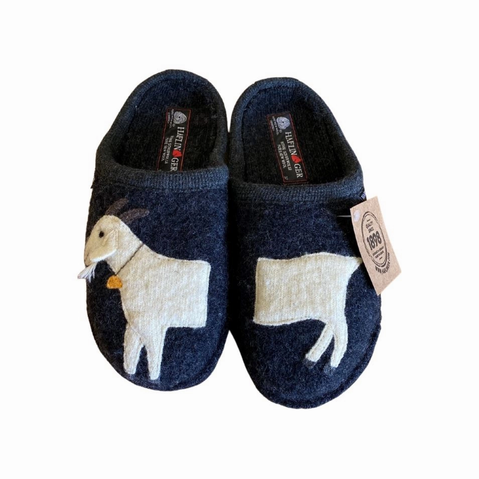 HAFLINGER GOAT SLIPPER - FINAL SALE! Haflinger cozy wool footwear