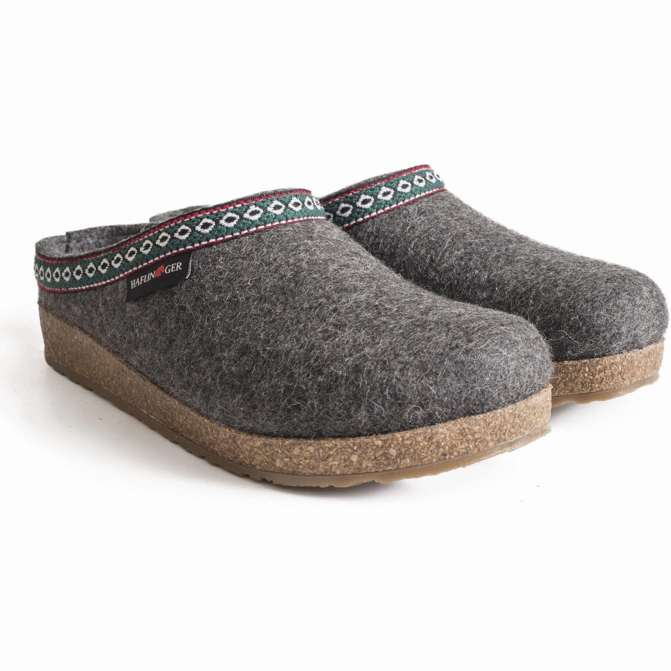 HAFLINGER GZ OPEN BACK CLOG Haflinger cozy wool footwear