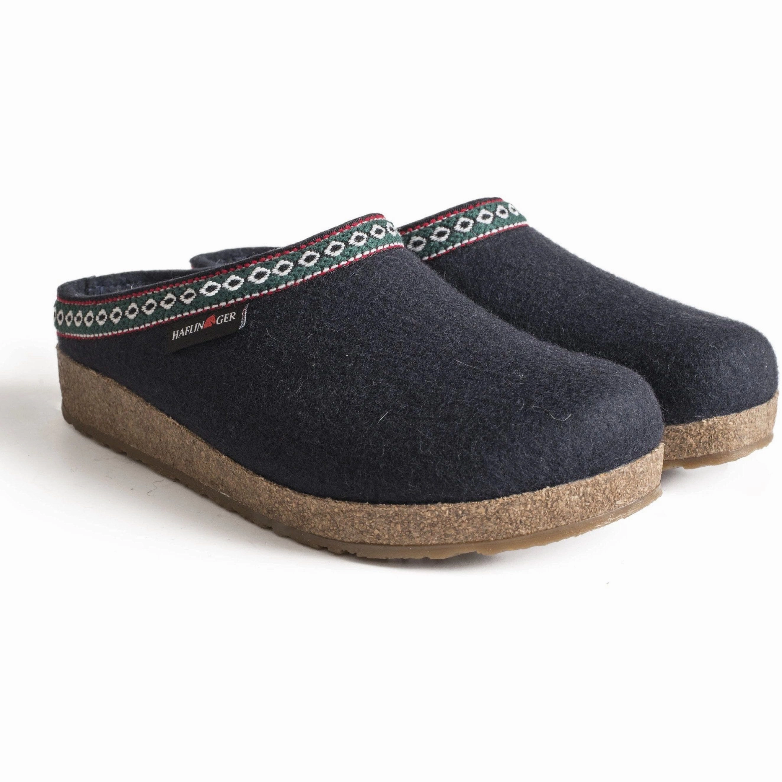HAFLINGER GZ OPEN BACK CLOG Haflinger cozy wool footwear