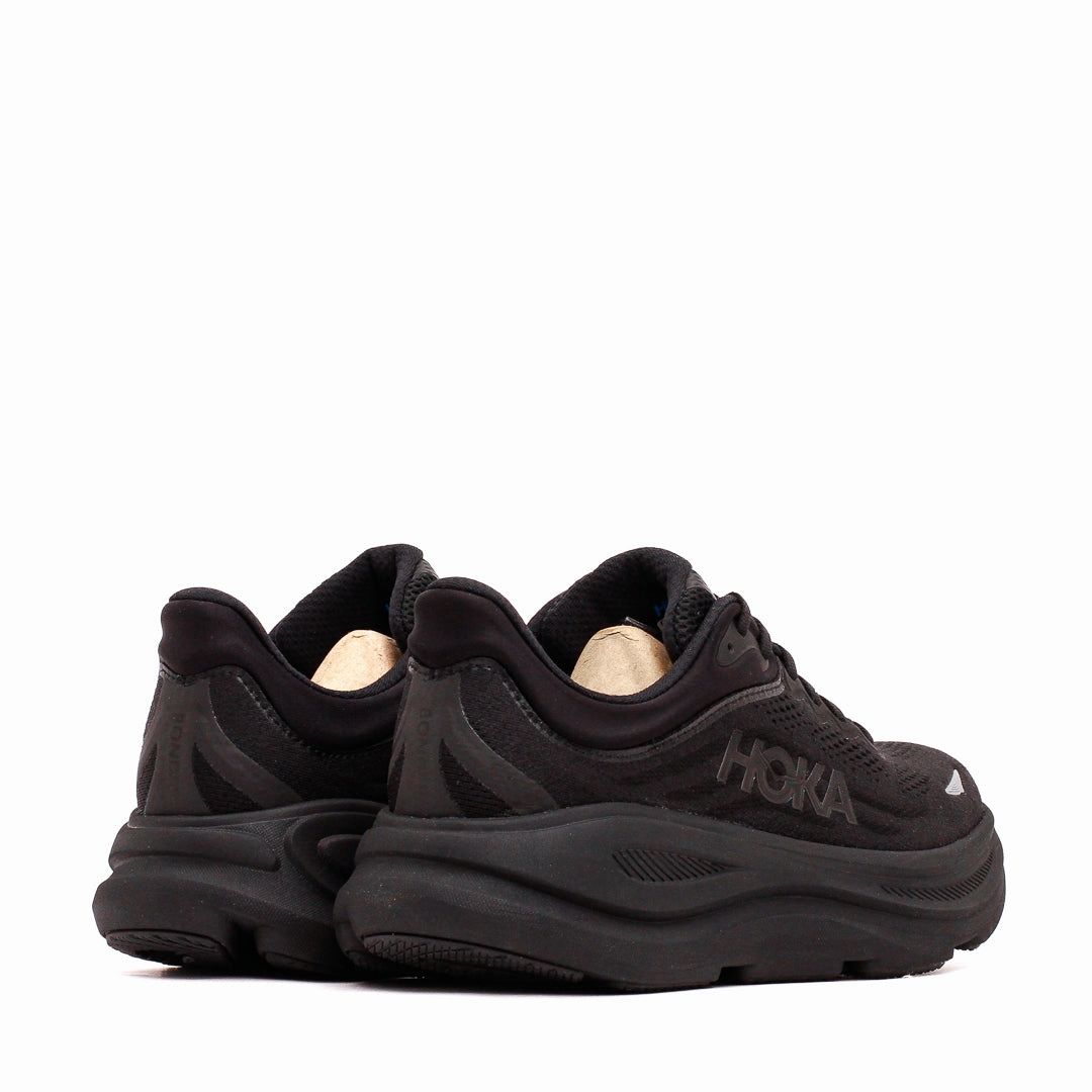 Hoka One One Men Bondi 9 Black 1162011-BBLC Hoka One One shoe close-ups