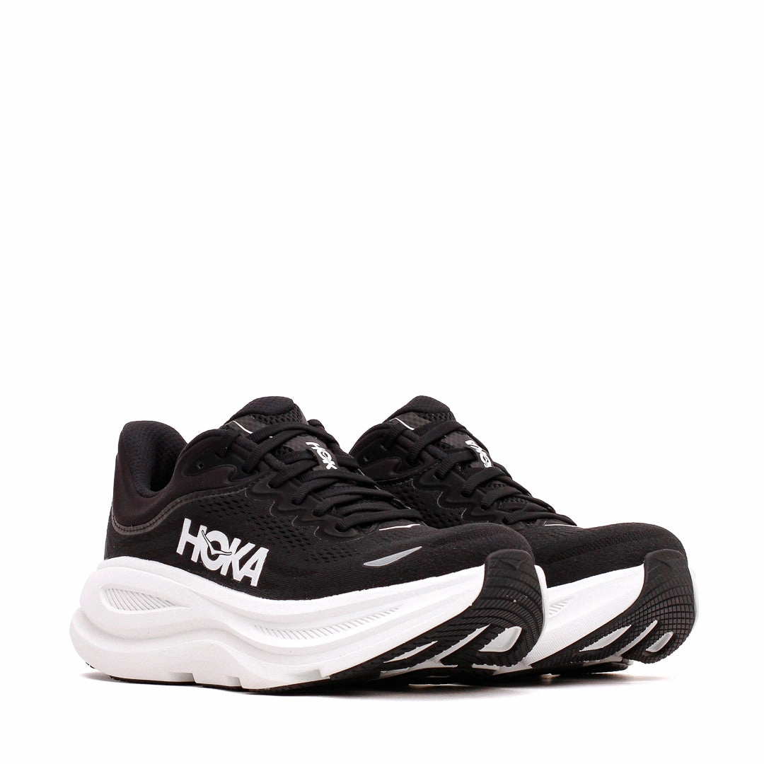 Hoka One One Men Bondi 9 Black White 1162011-BWHT Hoka One One shoe close-ups