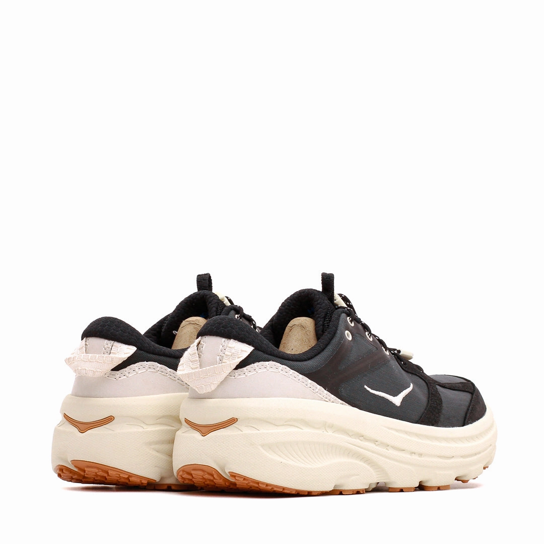 Hoka One One Men Bondi B3LS Black Alabaster 1155351-BKLB Hoka One One shoe close-ups