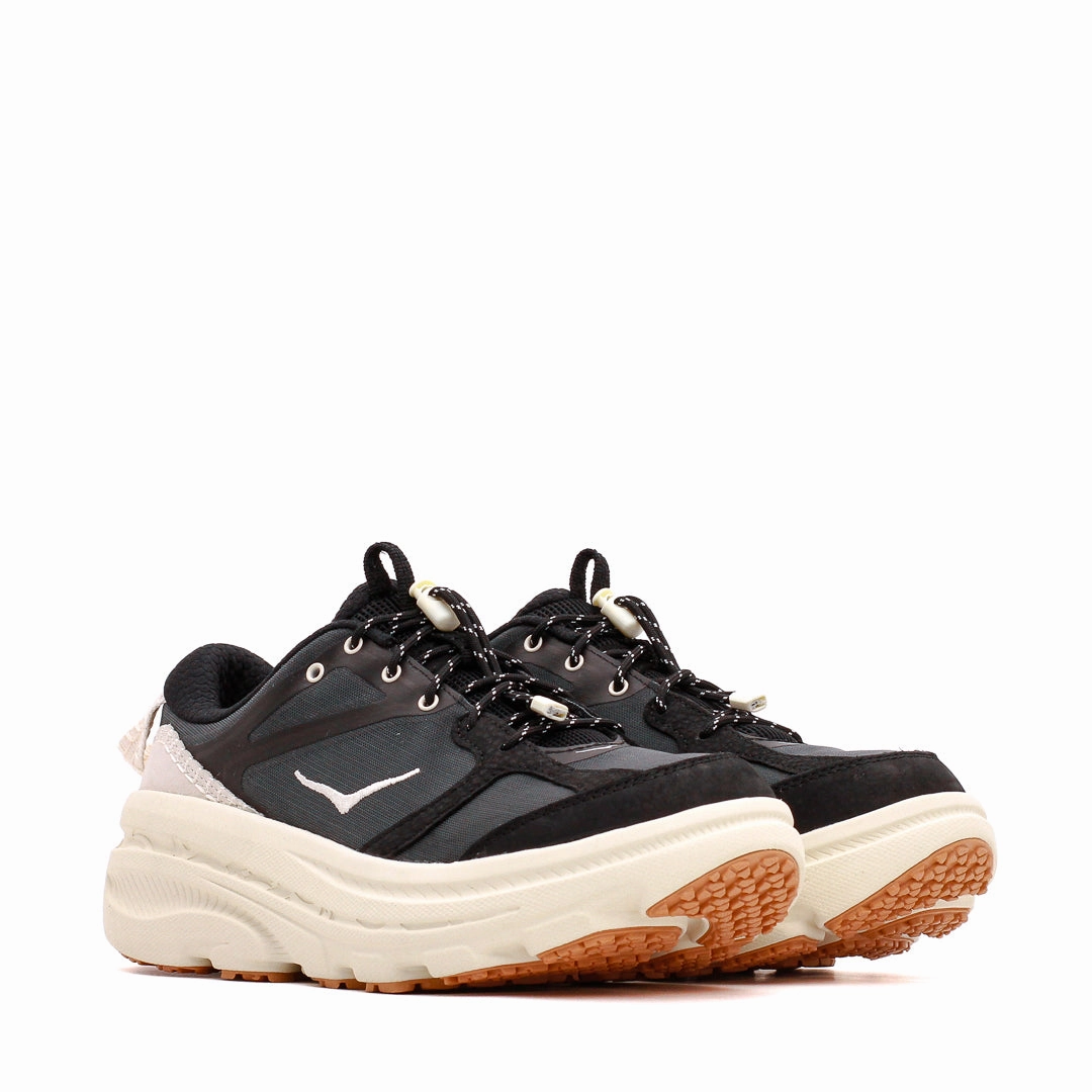 Hoka One One Men Bondi B3LS Black Alabaster 1155351-BKLB Hoka One One shoe close-ups