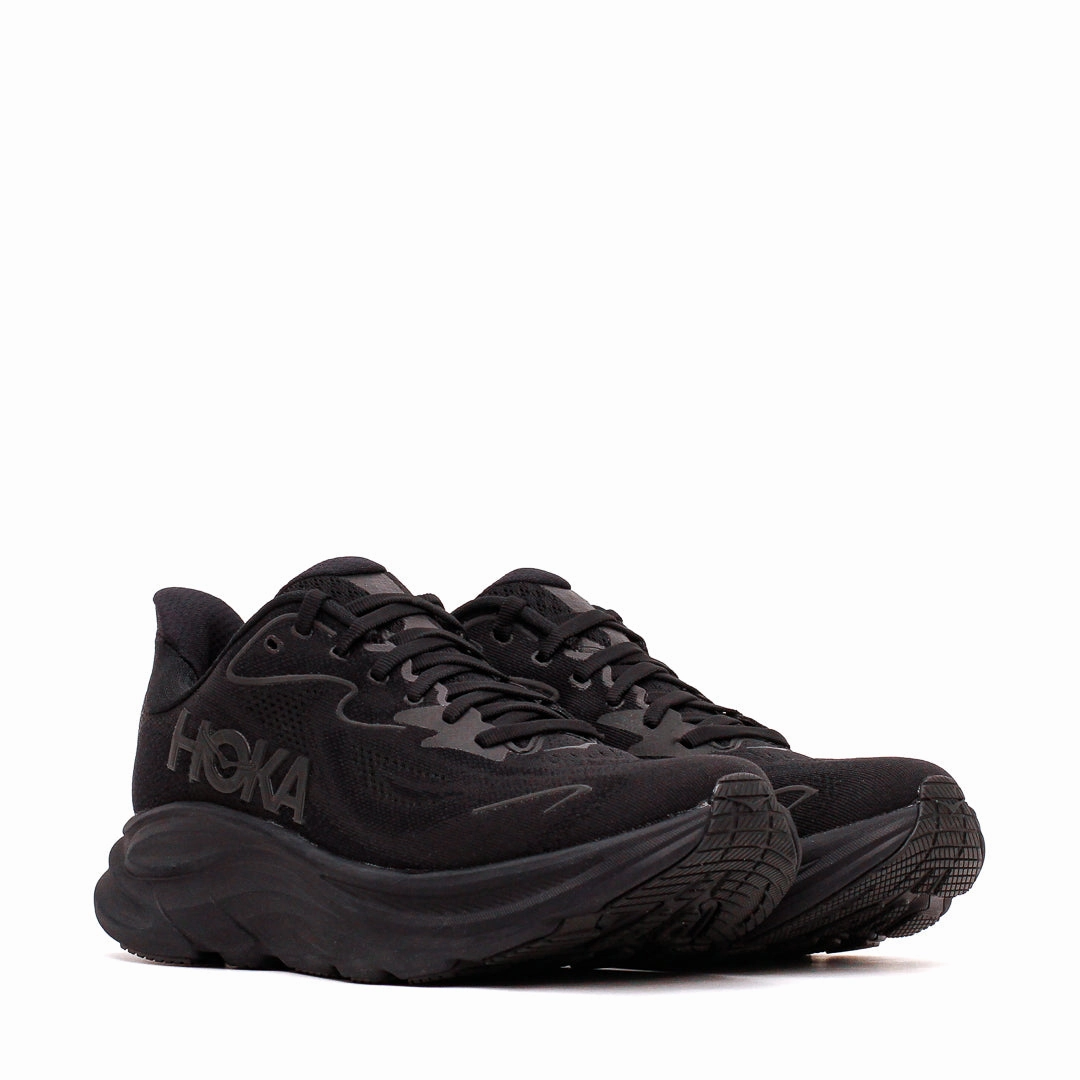 Hoka One One Men Clifton 10 Black 1162030-BBLC Hoka One One shoe close-ups