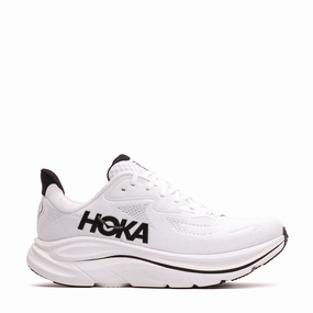 Hoka One One Men Clifton 10 White Black 1162030-WBLC Hoka One One premium running shoes