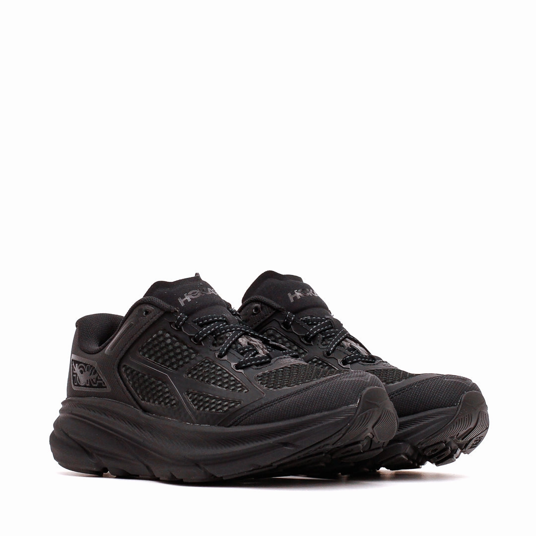 Hoka One One Men Clifton 9 Carbon Black 1155370-BBNB Hoka One One shoe close-ups