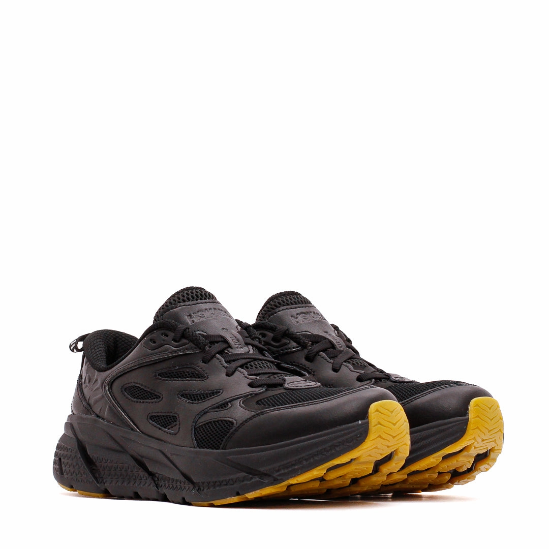 Hoka One One Men Clifton L Athletics Black 1160050-BBLC Hoka One One shoe close-ups