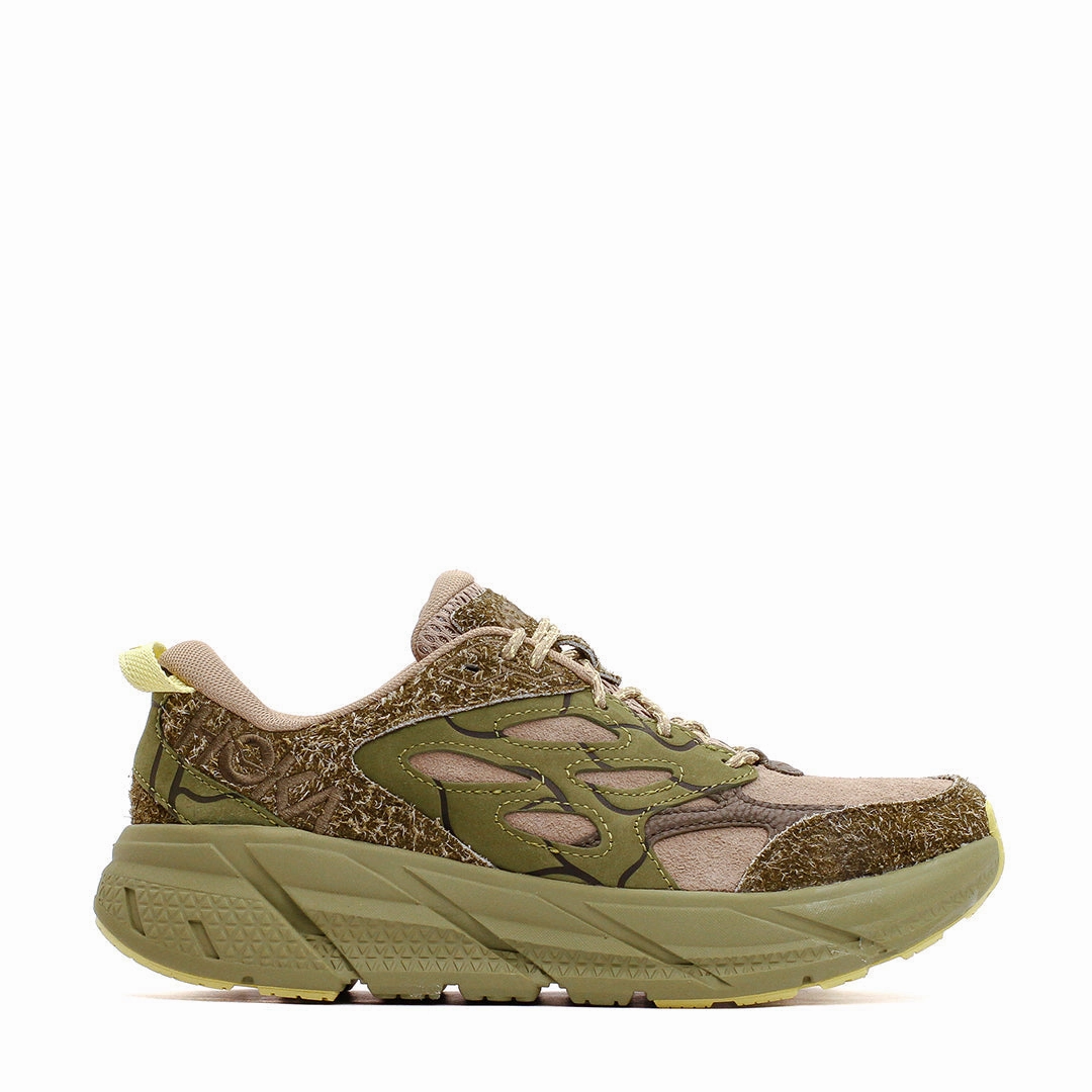 Hoka One One Men Clifton L Suede TP Dune Fennel 1150910-DNF Hoka One One premium running shoes
