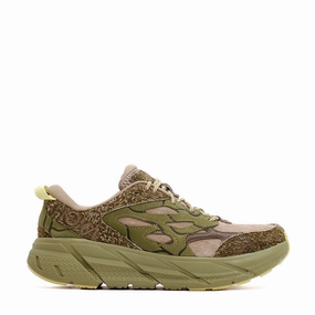 Hoka One One Men Clifton L Suede TP Dune Fennel 1150910-DNF Hoka One One premium running shoes