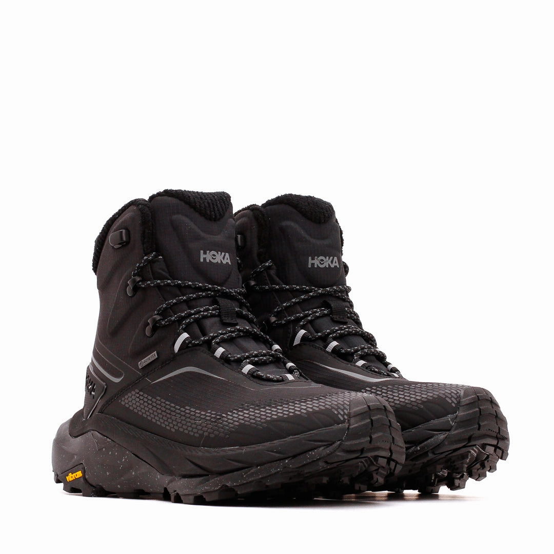 Hoka One One Men Kaha 2 Frost GTX Gore-Tex Black 1155194-BBLC Hoka One One shoe close-ups