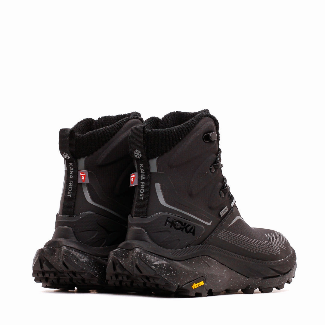 Hoka One One Men Kaha 2 Frost GTX Gore-Tex Black 1155194-BBLC Hoka One One shoe close-ups