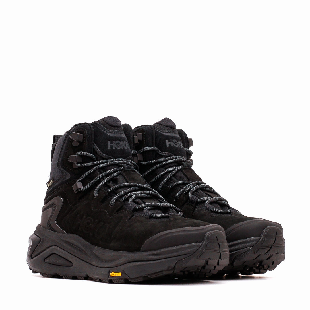 Hoka One One Men Kaha 3 GTX Black 1162530-BBLC Hoka One One shoe close-ups