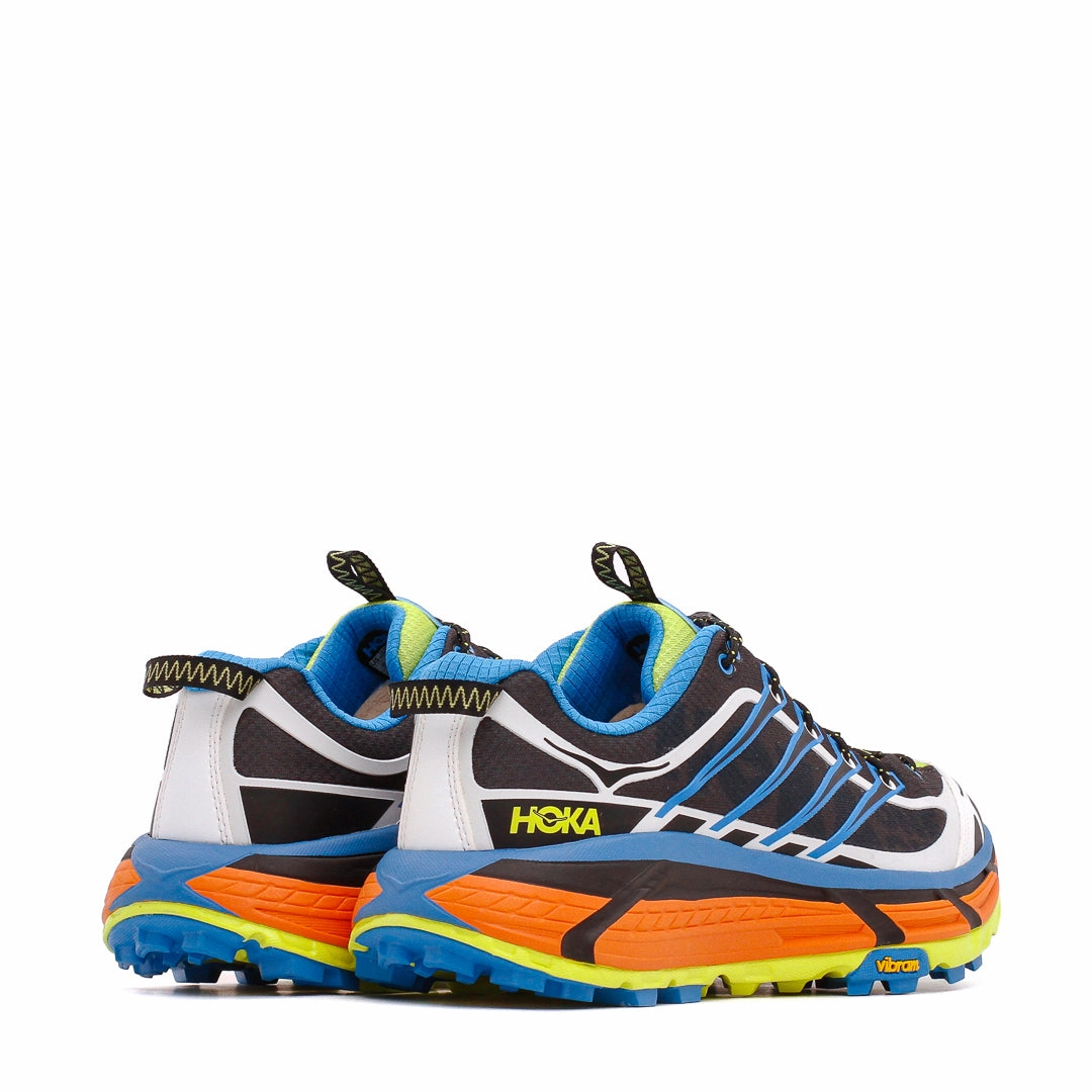 Hoka One One Men Mafate Three2 Black Diva Blue 1141572-BDVB Hoka One One shoe close-ups