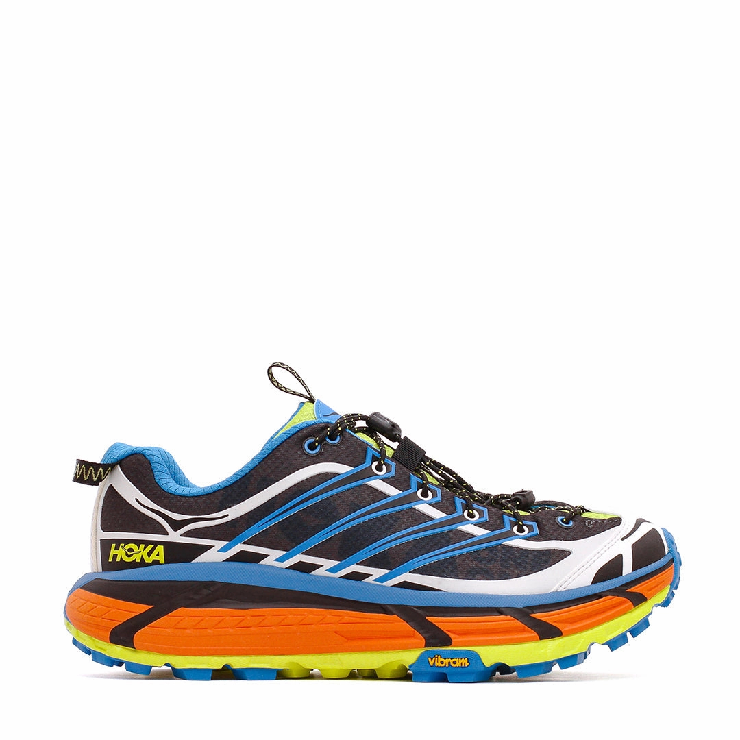 Hoka One One Men Mafate Three2 Black Diva Blue 1141572-BDVB Hoka One One premium running shoes