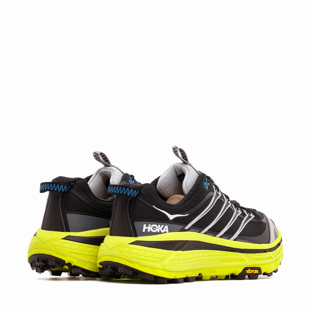 Hoka One One Men Mafate Three2 Black Hoka Citrus 1141572-BHK Hoka One One shoe close-ups