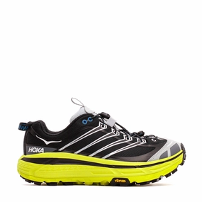 Hoka One One Men Mafate Three2 Black Hoka Citrus 1141572-BHK Hoka One One premium running shoes