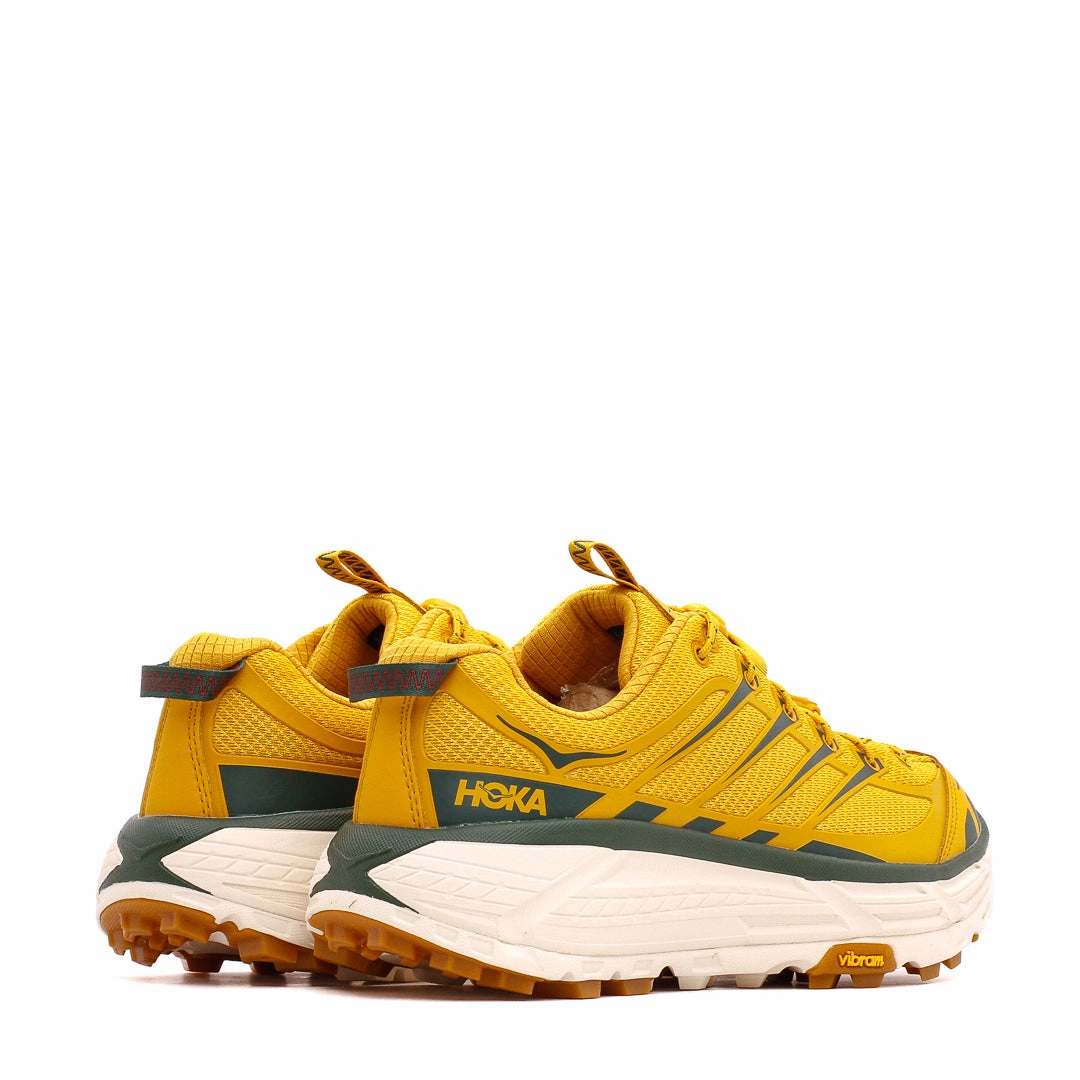 Hoka One One Men Mafate Three2 Golden Yellow Eggnog 1141572-GLW Hoka One One shoe close-ups