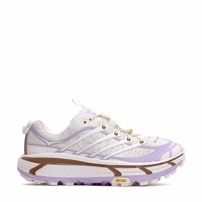 Hoka One One Men Mafate Three2 Wordmark Alabaster Iris Flower 1175490-ASF Hoka One One premium running shoes