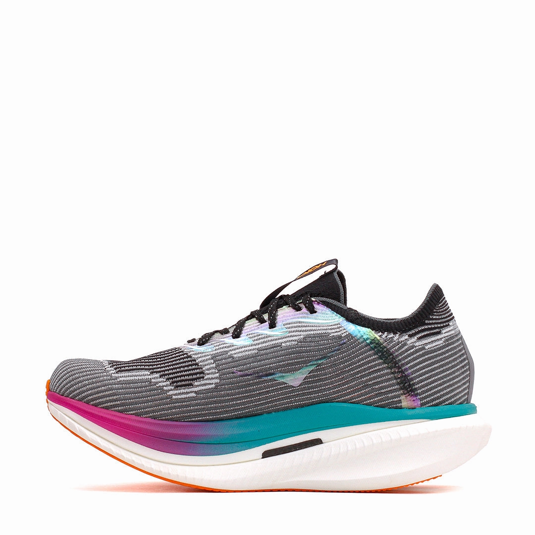 Hoka One One Unisex Cielo X1 Black Electric Aqua 1147910-BCQ Hoka One One shoe close-ups